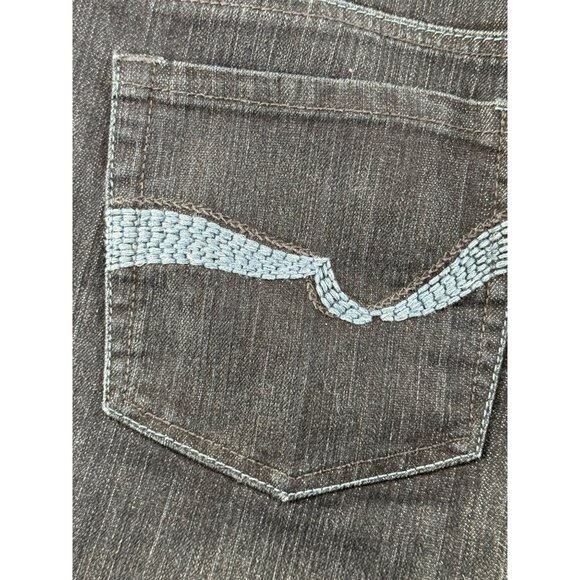 Vintage Torrid Cropped Dark Wash Denim Jeans With Double Button Plus Size 20W - Picture 9 of 10